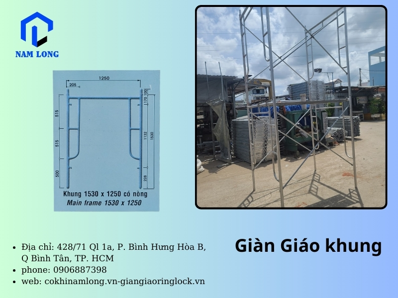 Hình giáo H - khung giáo